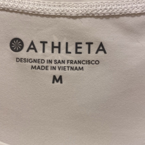 Athleta Women's Sunlover UPF Tank Dress in Bright White - Picture 3 of 6